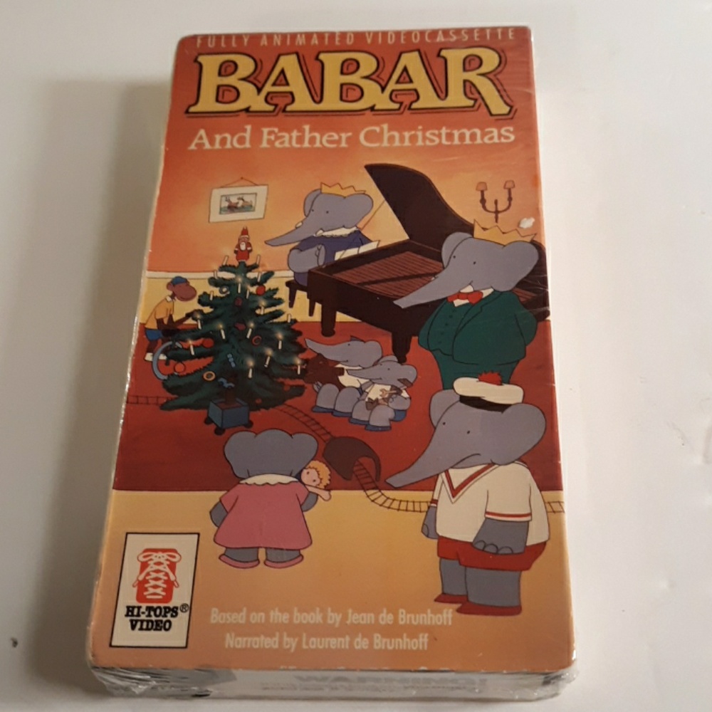 Sealed Barbar and Father Christmas VHS tape